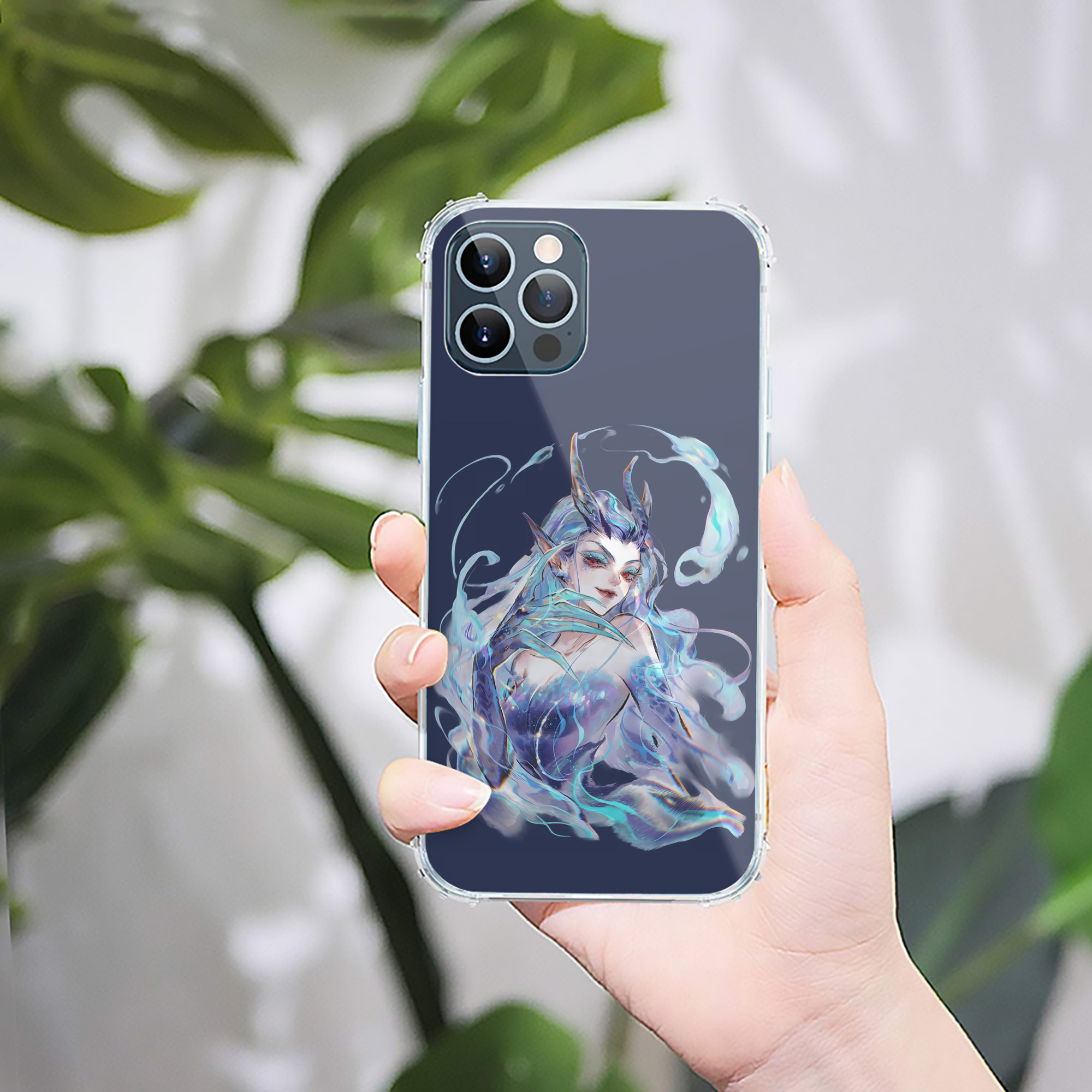 （画像用） Ne Zha 2 ナタ 魔童の大暴れ 【iPhone 12シリーズ対応】透明スマホケース（クリアソフトケース）